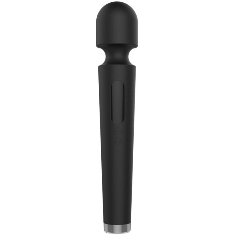 Imagen que nos facilita ARMONY MASSAGERS de su producto erótico ARMONY - X POWER LARGE MASAJEADOR & VIBRADOR 7 VIBRACIONES NEGRO para nuestra categoría "JUGUETES BIENESTAR |Vibradores|Vibrador WAND".