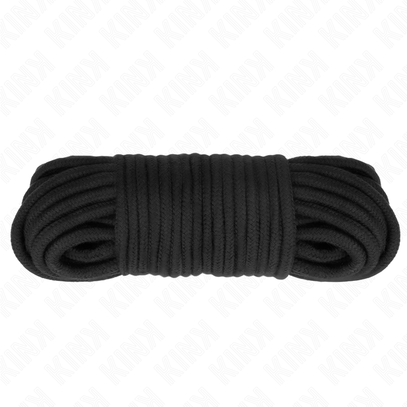 Imagen que nos facilita KINK ROPE ARTS de su producto erótico KINK - CUERDA DE ALGODÓN 20 METROS NEGRO para nuestra categoría "BDSM & BONDAGE |Bondage|Cuerdas".