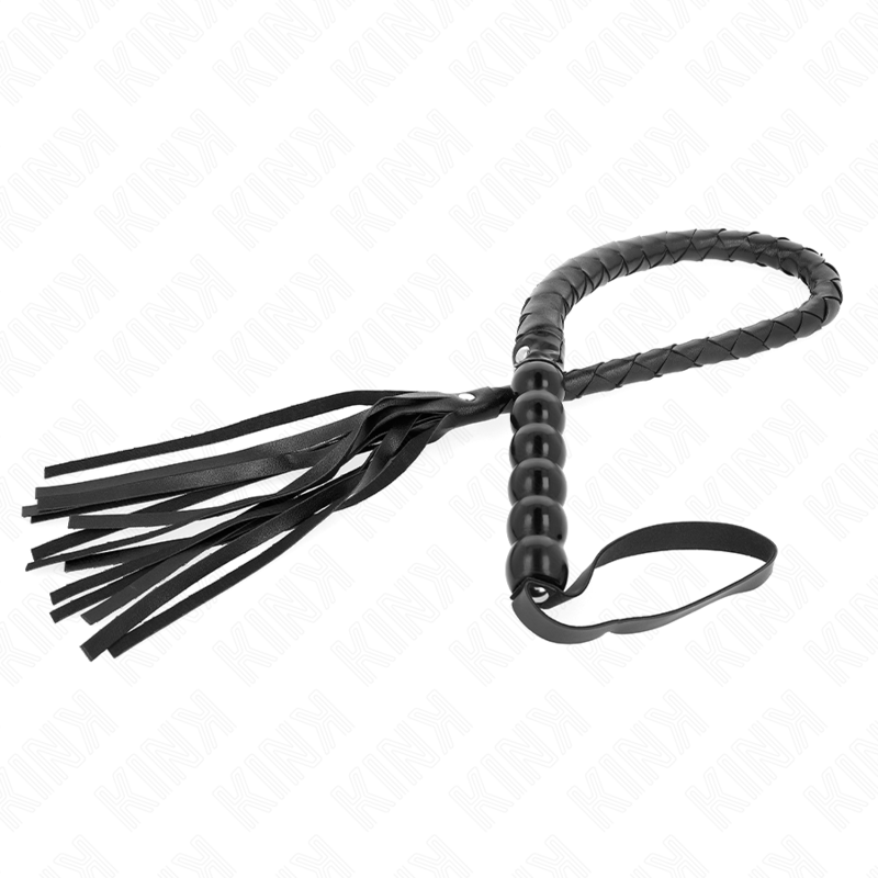 Imagen que nos facilita KINK IMPACT & TOUCH de su producto erótico KINK - LÁTIGO DE SERPIENTE CON AGARRE DE BOLAS 80 CM para nuestra categoría "BDSM & BONDAGE |Artículos BDSM|Látigos BDSM".