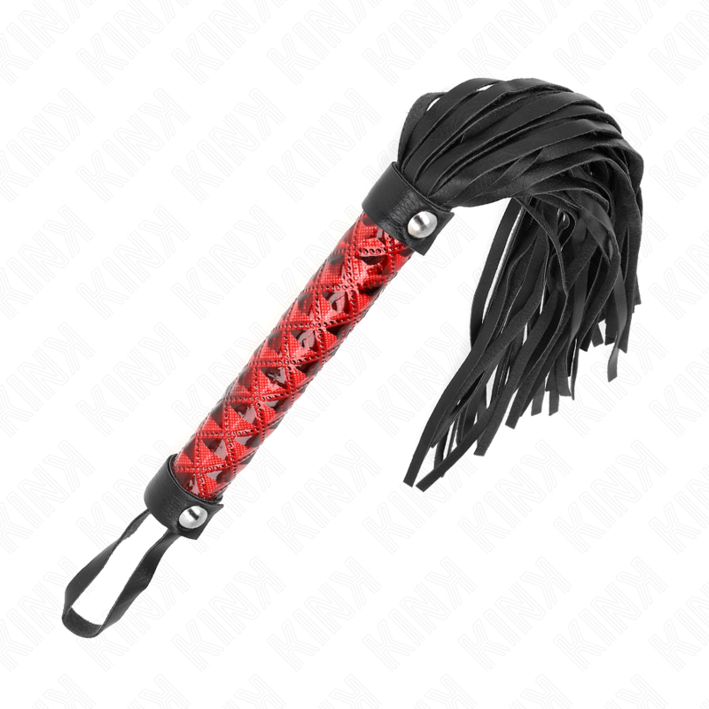 Imagen que nos facilita KINK IMPACT & TOUCH de su producto erótico KINK - LÁTIGO CON PATRÓN DE DIAMANTE 40 CM para nuestra categoría "BDSM & BONDAGE |Artículos BDSM|Látigos BDSM".