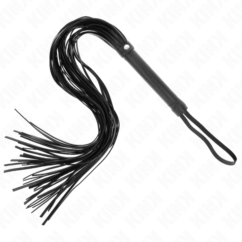 Imagen que nos facilita KINK IMPACT & TOUCH de su producto erótico KINK - LÁTIGO PVC BLANDO NEGRO 70 CM para nuestra categoría "BDSM & BONDAGE |Artículos BDSM|Látigos BDSM".