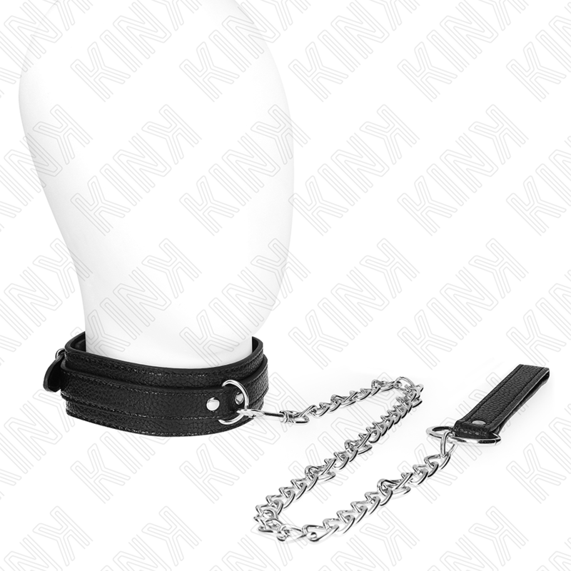 Imagen que nos facilita KINK COLLAR & GAG de su producto erótico KINK - COLLAR CON CORREA 65 CM PATRÓN DE SERPIENTE para nuestra categoría "BDSM & BONDAGE |Bondage|Collares".