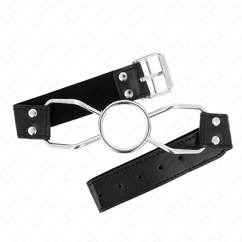 Imagen que nos facilita KINK COLLAR & GAG de su producto erótico KINK - MORDAZA 60 X 3 CM BOCA DE ARAÑA TALLA M 4.5 CM para nuestra categoría "BDSM & BONDAGE |Bondage|Mordazas".