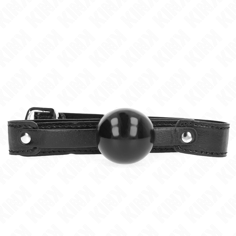 Imagen que nos facilita KINK COLLAR & GAG de su producto erótico KINK - MORDAZA DE BOLA 4 CM SUAVE DE TPE MODELO 2 65 x 2.5 CM para nuestra categoría "BDSM & BONDAGE |Bondage|Mordazas".