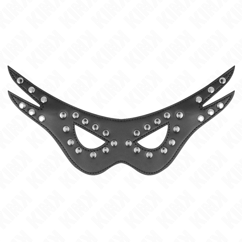 Imagen que nos facilita KINK MASKED ALLURE de su producto erótico KINK - MÁSCARA DE POLIPIEL SEXY MODELO 1 27 x 13 CM para nuestra categoría "BDSM & BONDAGE |Bondage|Máscaras".