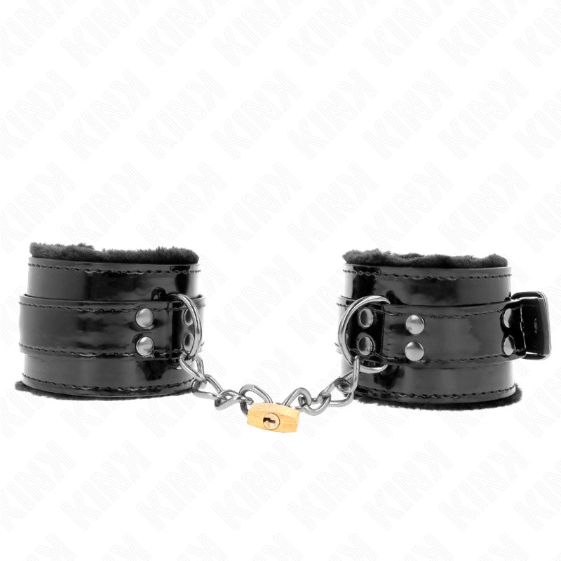 Imagen que nos facilita KINK WRIST RESTRAINT de su producto erótico KINK - MUÑEQUERAS LIGERAS CON CIERRE DE COBRE AJUSTABLE 17-29 CM X 5.5 CM para nuestra categoría "BDSM & BONDAGE |Bondage|Esposas de fijación".