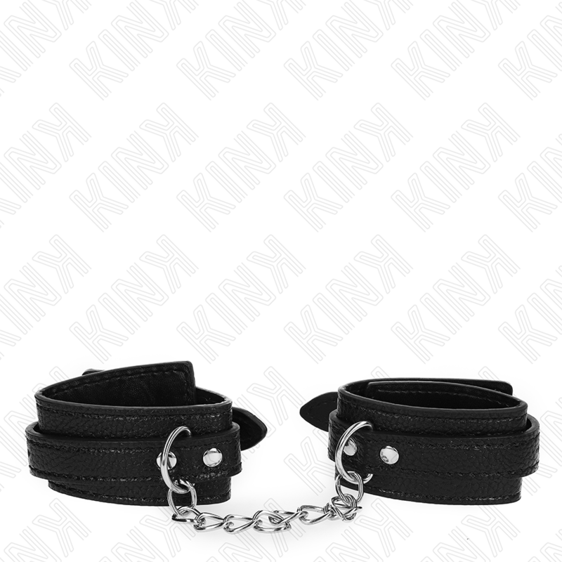 Imagen que nos facilita KINK WRIST RESTRAINT de su producto erótico KINK - MUÑEQUERAS ESTILO SERPIENTE NEGRO AJUSTABLE 20-28 CM X 5.4 CM para nuestra categoría "BDSM & BONDAGE |Bondage|Esposas de fijación".