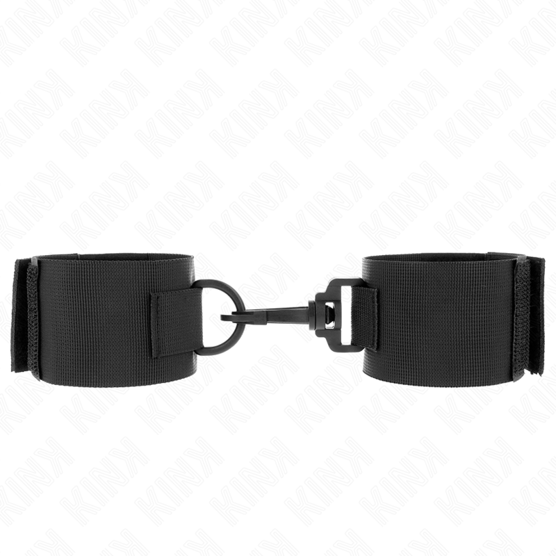 Imagen que nos facilita KINK WRIST RESTRAINT de su producto erótico KINK - MUÑEQUERAS NYLON NEGRO para nuestra categoría "BDSM & BONDAGE |Bondage|Esposas de fijación".