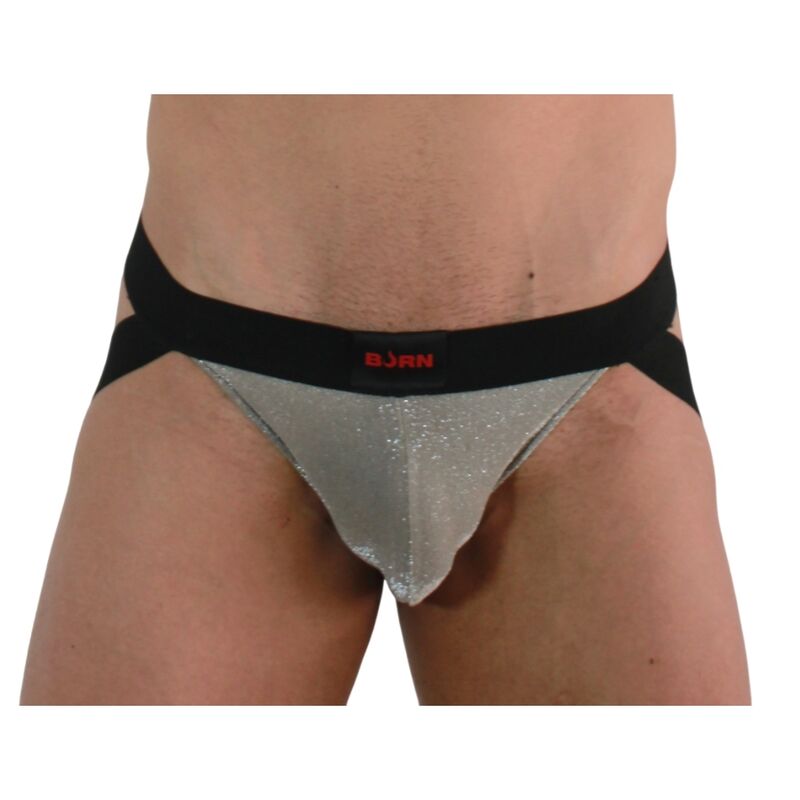 Imagen que nos facilita BURN de su producto erótico BURN - 001 JOCK BRILLANTE BEIGE / NEGRO S para nuestra categoría "MODA & LENCERÍA|Lencería Hombre|Jockstraps".