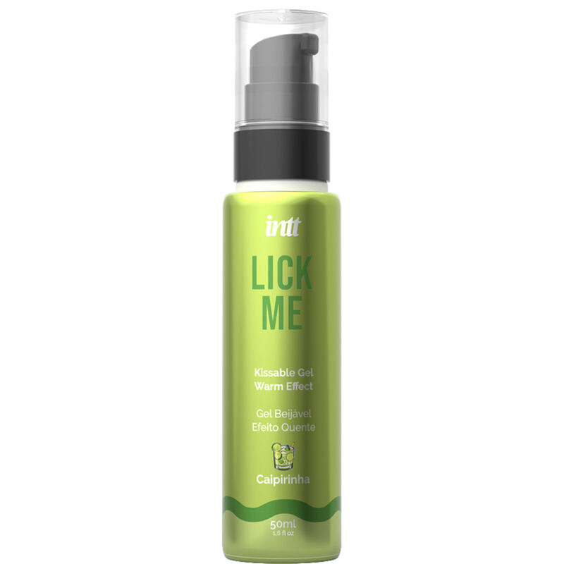 Imagen que nos facilita INTT LUBRICANTS de su producto erótico INTT -  LICK ME GEL COMESTIBLE SABOR CAIPIRINHA EFECTO CALOR para nuestra categoría "DROGUERÍA |Lubricantes|Con deliciosos Sabores".