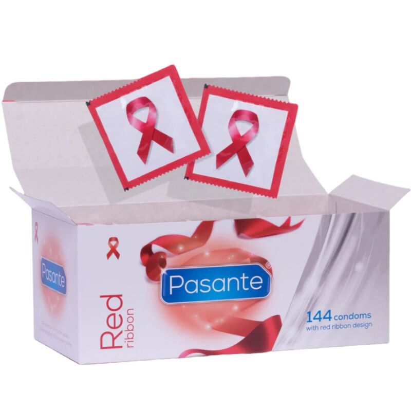 Imagen que nos facilita PASANTE de su producto erótico PASANTE - PRESERVATIVOS RED RIBBON 144 UNIDADES para nuestra categoría "PRESERVATIVOS |Todos los tamaños de cajas|Cajas de 30 a 288".