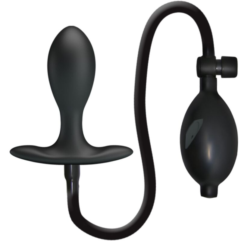 Imagen que nos facilita PRETTY LOVE de su producto erótico PRETTY LOVE - PLUG ANAL INFLABLE NEGRO para nuestra categoría "JUGUETES BIENESTAR |Anal|Plugs Anales".