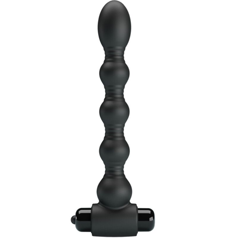 Imagen que nos facilita PRETTY LOVE de su producto erótico PRETTY LOVE - LYNN PLUG ANAL SILICONA 10 VIBRACIONES NEGRO para nuestra categoría "JUGUETES BIENESTAR |Anal|Plugs Anales".