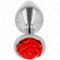 Imagen que nos facilita KINK PLEASURE PLUGS de su producto erótico KINK - PLUG ANAL ROSA ROJA TALLA S para nuestra categoría "BDSM & BONDAGE |Artículos BDSM|Plug Anal BDSM".