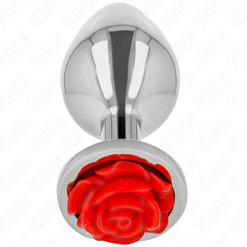 Imagen que nos facilita KINK PLEASURE PLUGS de su producto erótico KINK - PLUG ANAL ROSA ROJA TALLA M para nuestra categoría "BDSM & BONDAGE |Artículos BDSM|Plug Anal BDSM".