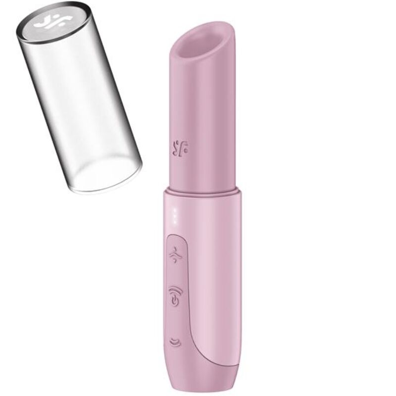 Imagen que nos facilita SATISFYER AIR PULSE de su producto erótico SATISFYER - SECRET KISS ESTIMULADOR CLÍTORIS POR ONDAS ROSA para nuestra categoría "JUGUETES BIENESTAR |Juguetes para Mujeres|Estimuladores|Para Clítoris".