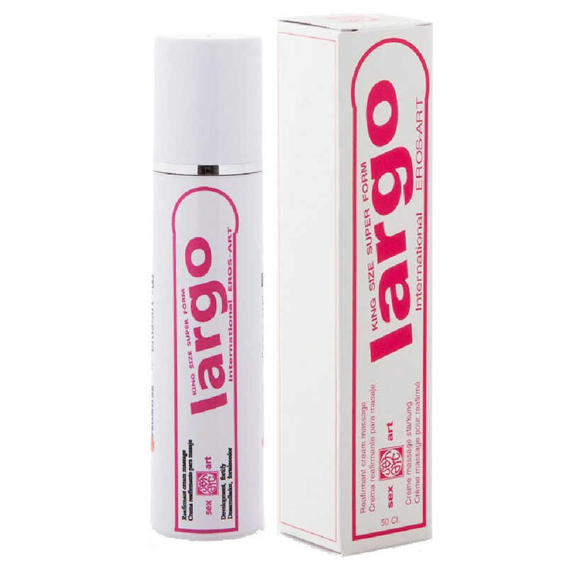 Imagen que nos facilita EROS-ART de su producto erótico EROS-ART - LARGO CREAM ALARGAMIENTO PENE 50 ML para nuestra categoría "DROGUERÍA |Estimulantes para Ellos|Aumentador volumen semen".