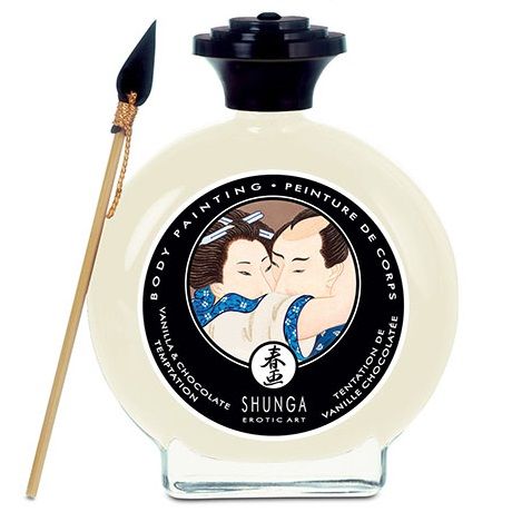 Imagen que nos facilita SHUNGA MASSAGE CREAM de su producto erótico SHUNGA - PINTURA CORPORAL DE VAINILLA Y CHOCOLATE para nuestra categoría "DROGUERÍA |Pintura Corporal Comestible".