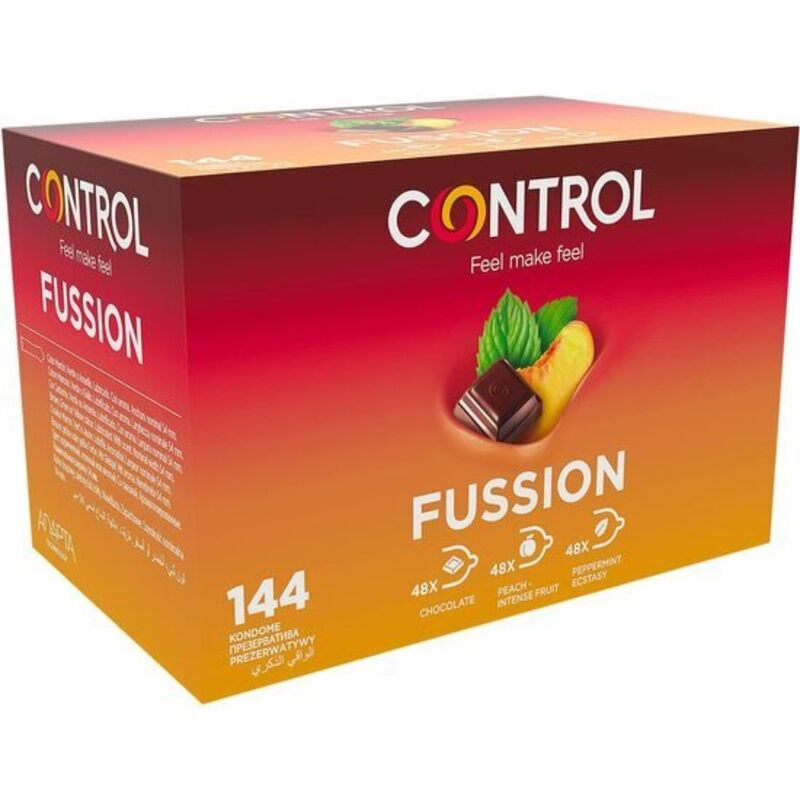 Imagen que nos facilita CONTROL CONDOMS de su producto erótico CONTROL - ADAPTA FUSSION PRESERVATIVOS 144 UNIDADES para nuestra categoría "PRESERVATIVOS |Sabores".