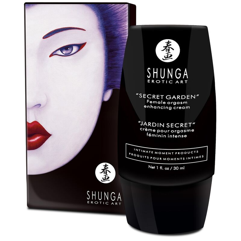 Imagen que nos facilita SHUNGA APHRODISIACS de su producto erótico SHUNGA - CREMA ORGASMO FEMENINO INTENSO JARDIN SECRETO para nuestra categoría "DROGUERÍA |Estimulantes para Ellas|Vagina virgen".