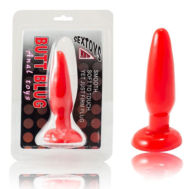 Imagen que nos facilita BAILE ANAL de su producto erótico BAILE - PLUG ANAL PEQUEÑO ROJO 15 CM para nuestra categoría "JUGUETES BIENESTAR |Anal|Plugs Anales".