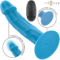 Imagen que nos facilita INTENSE FUN de su producto erótico INTENSE - PHOEBE VIBRADOR REALÍSTICO 10 VIBRACIONES AZUL CONTROL REMOTO para nuestra categoría "JUGUETES BIENESTAR |Vibradores|Vibradores Punto G".