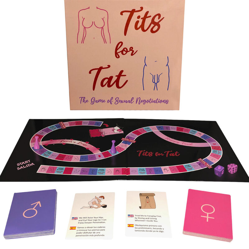 Imagen que nos facilita KHEPER GAMES de su producto erótico KHEPER GAMES - TITS FOR TAT para nuestra categoría "JUEGOS |Juegos de mesa".